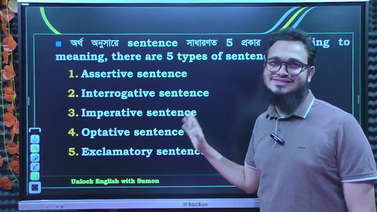 Different Types of Sentences (Part-1)