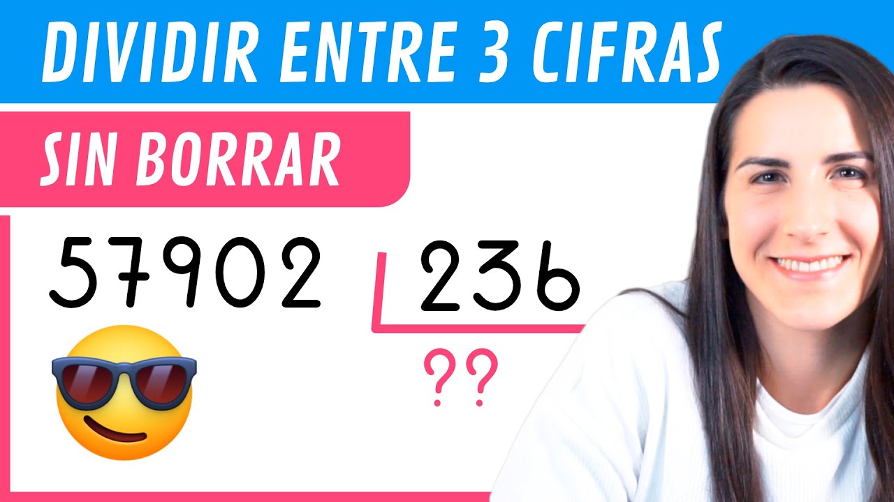 DIVIDIR entre 3 CIFRAS 😎 SIN Borrar