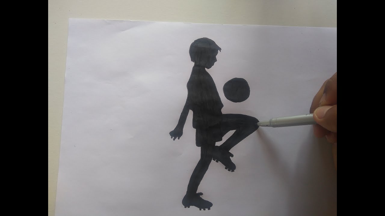 COMO DESENHAR UM GAROTO (FUTEBOL) !!!