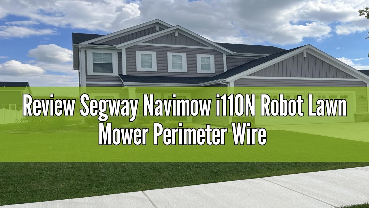 Review Segway Navimow i110N Robot Lawn Mower Perimeter Wire Free 1/4 Acre RTK+Vision Robotic Lawnmow