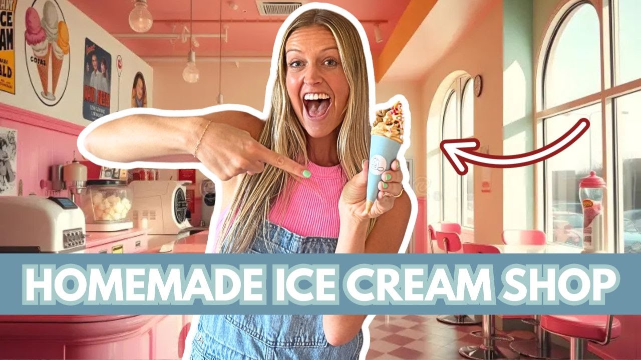 I Made an Ice Cream Shop at Home 🍦 (So Fun!)