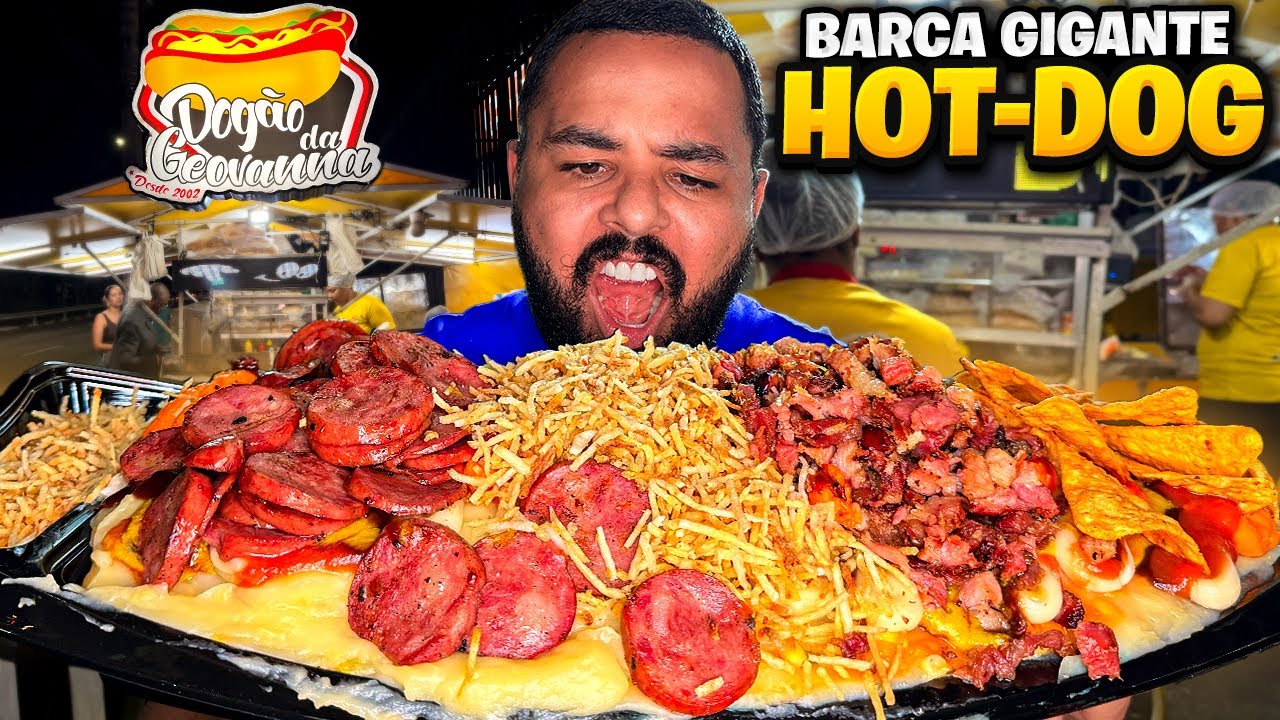 DESAFIO BARCA GIGANTE DE HOT DOG! 🌭🔥 *Ep. 7