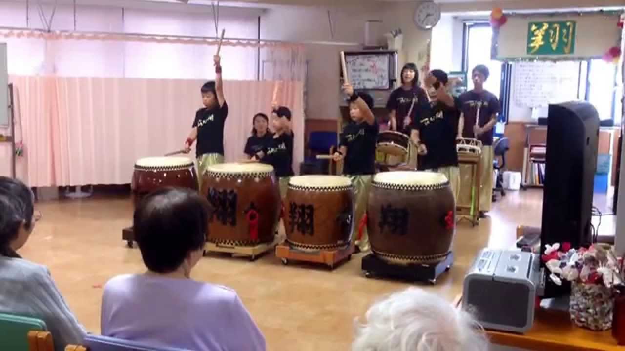 和太鼓 翔 【こどもばやし】秋のお楽しみ会（デイケアセンターなごみ）