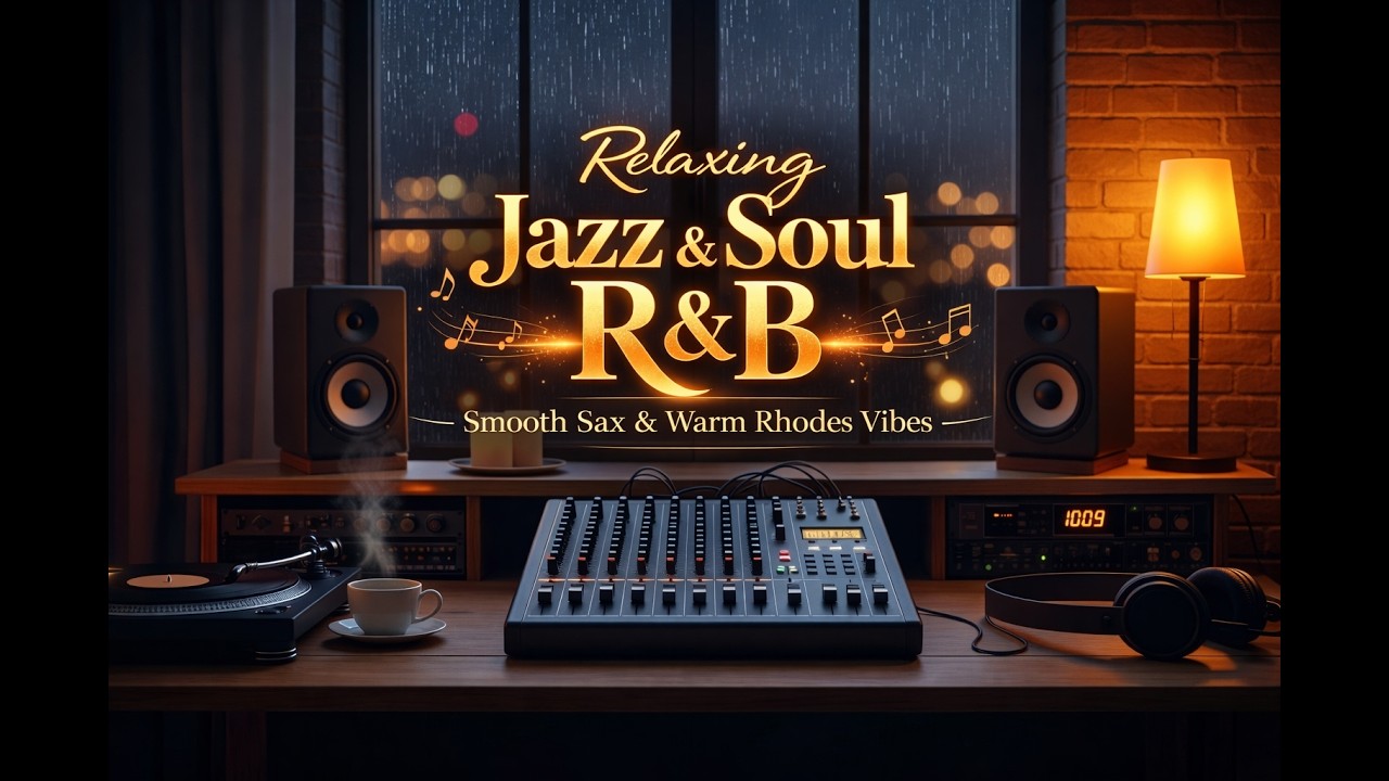 🎷 Relaxing Jazz Soul R&B – Smooth Sax & Warm Rhodes