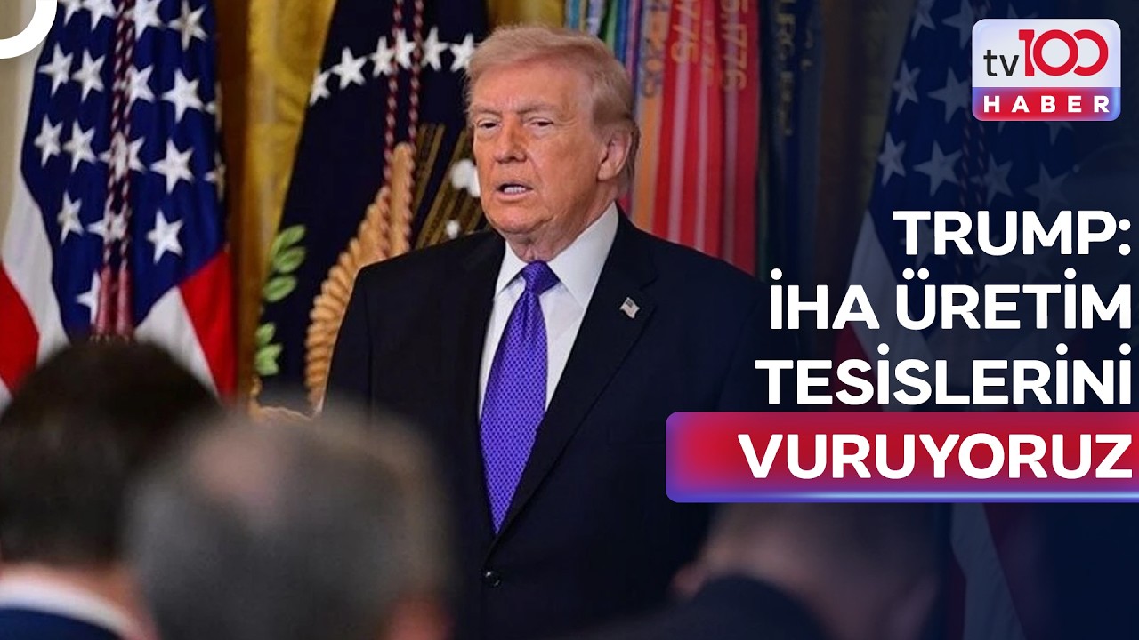 Trump İran'a Meydan Okudu: İHA'ların Yüzde 83'ünü Düşürüyoruz | tv100 Ana Haber