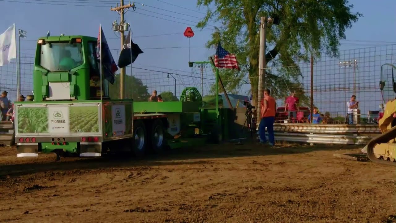 SLED MALFUNCTION AT RUSHVILLE TRUCK & TRACTOR PULL | MULTIPLE CAMERA ANGLES