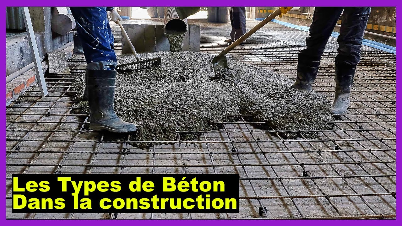 Les types de béton dans la construction
