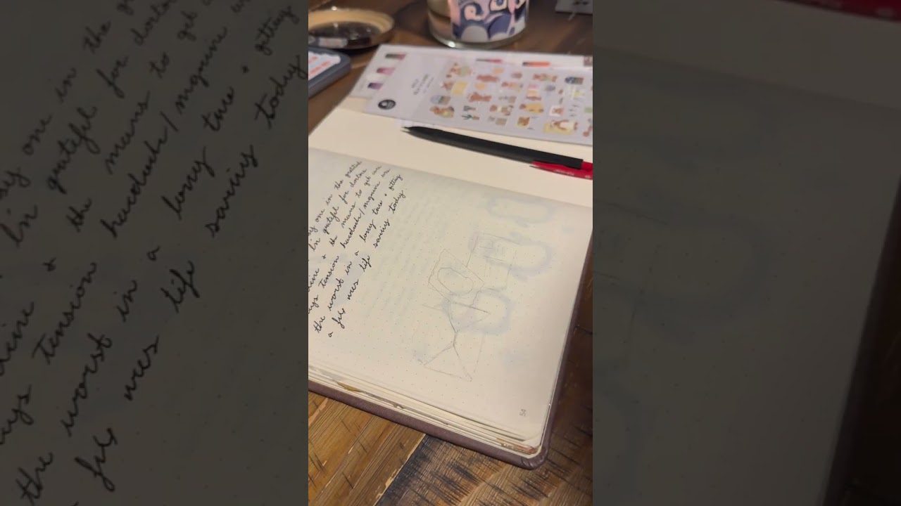 Today was a day, but I journaled on it! 