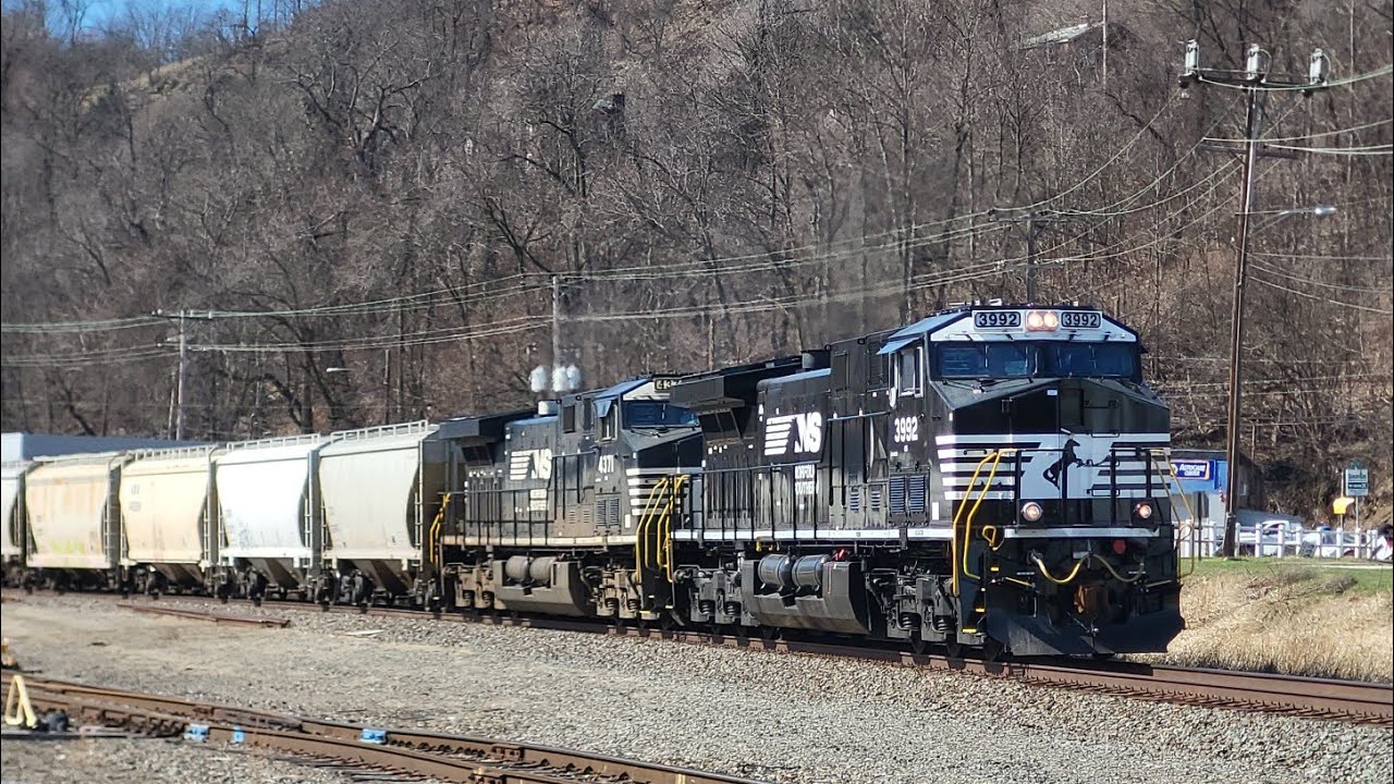 Ex-CEFX NS 3992 Leads 32A Through Tarentum, PA w/ Scale Test Car & Other Neat Stuffs | 3-8-2026