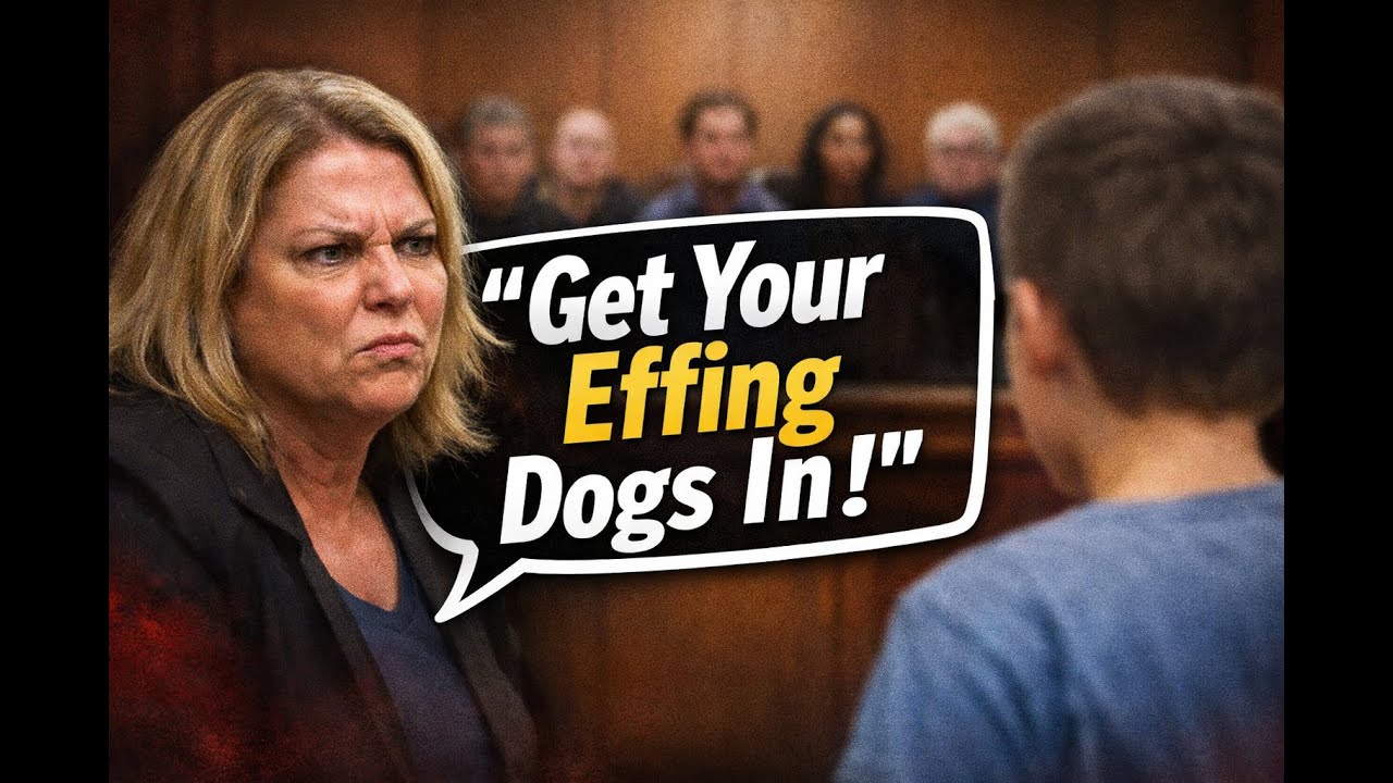 Cussed Out A Kid Over Barking Dogs-Jury Trial