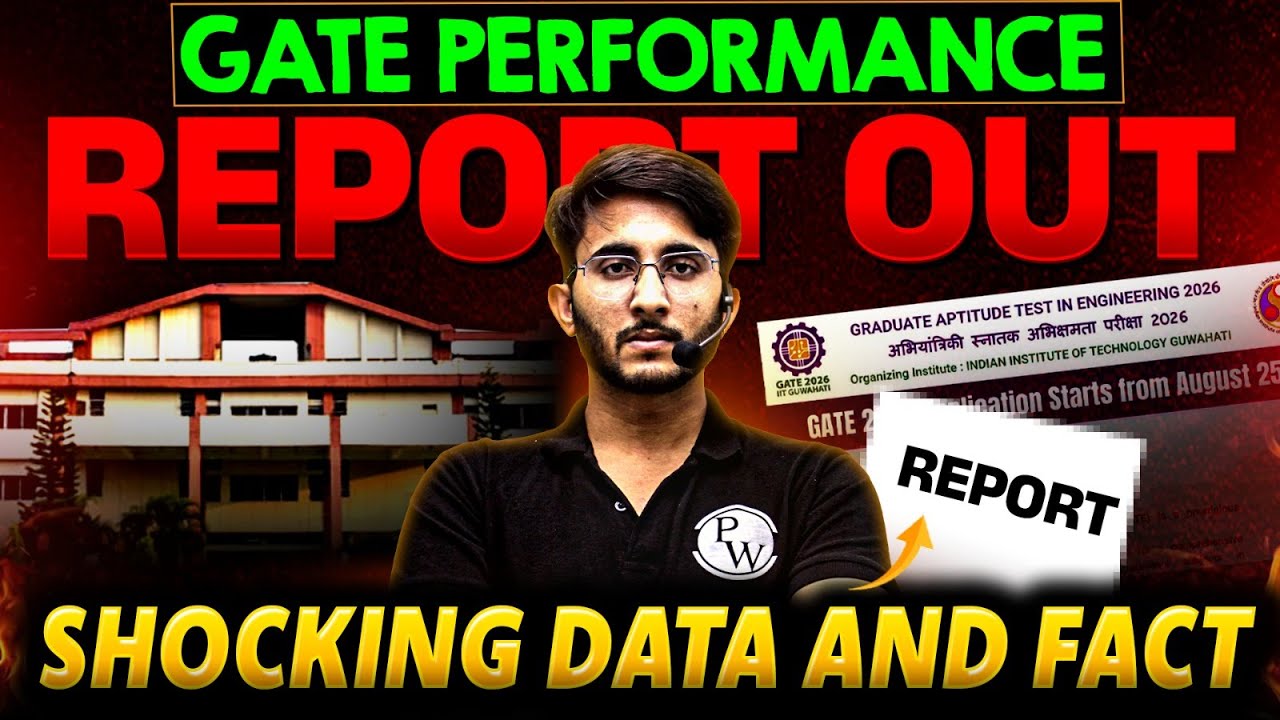 GATE 2025 Performance Report Out | Shocking Data & Facts For GATE 2026 Aspirants