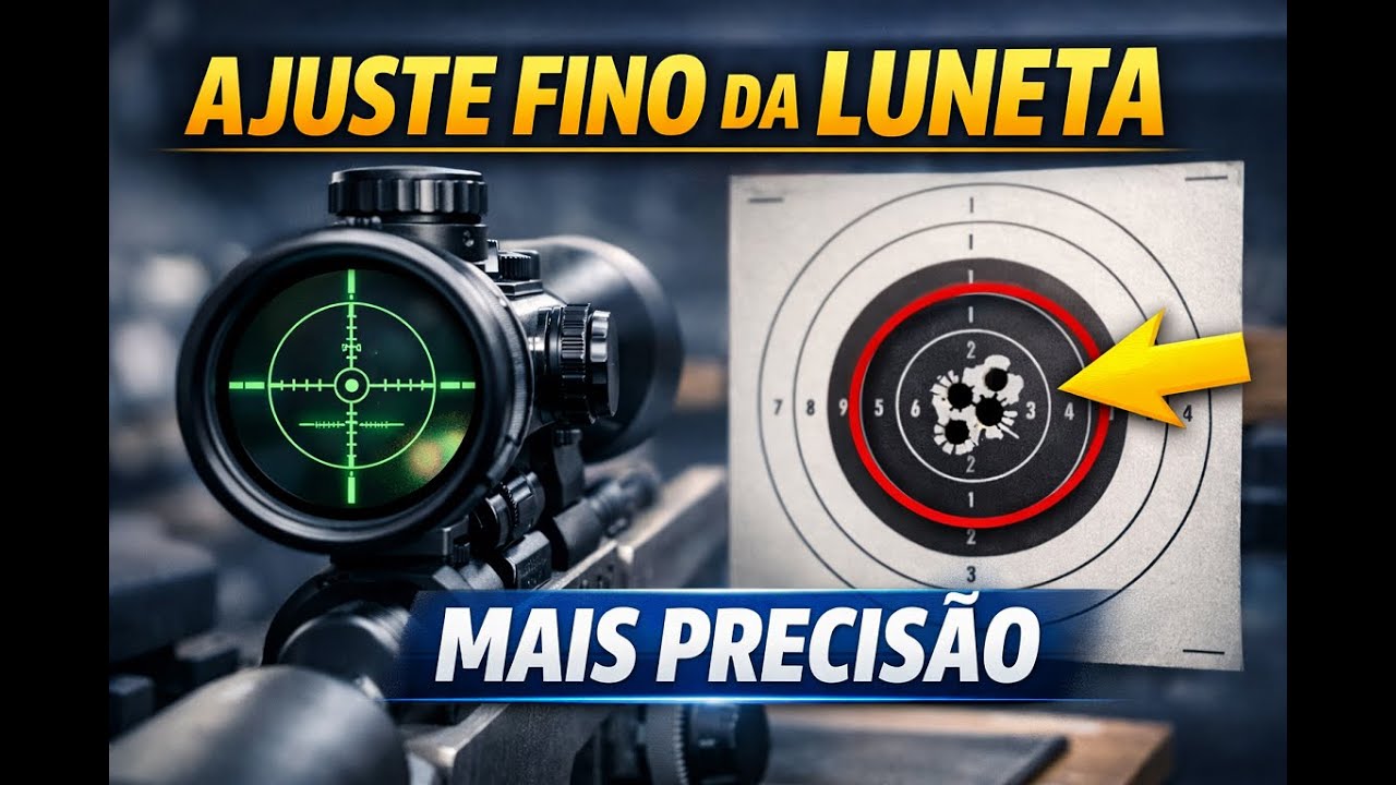 Reajuste da luneta e utilização da Rossi
