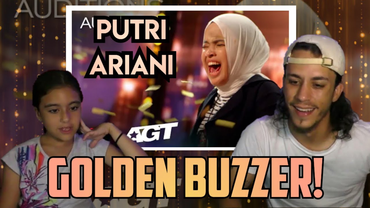 Putri Ariani gets the GOLDEN BUZZER!!! *REACTION* #agt