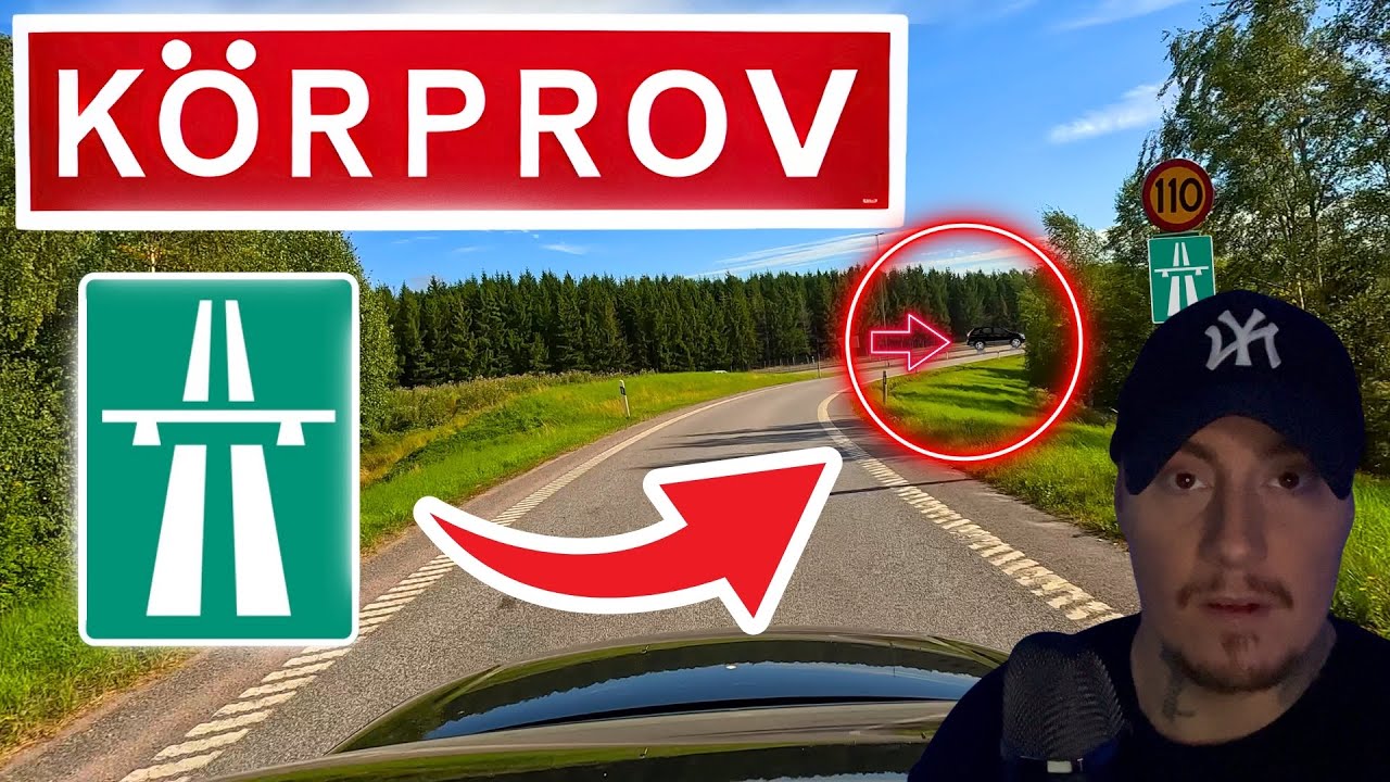 P&Aring;FART MOTORV&Auml;G - [INSPEKT&Ouml;REN f&ouml;rklarar]  #k&ouml;rkort #uppk&ouml;rning  #k&ouml;rprov  