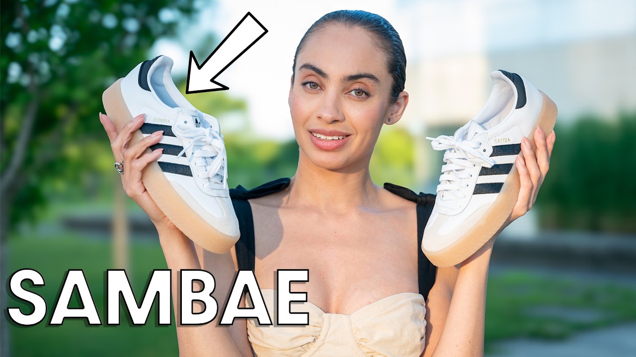 THIS Adidas Samba gives you HEIGHT and QUALITY!  Sambae Black White Review and How to Style
