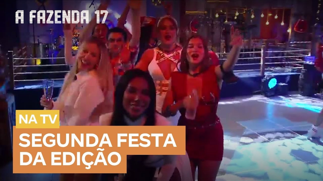 Peões se jogam na pista e curtem a segunda festa da edição: Batalha Naval | A Fazenda 17