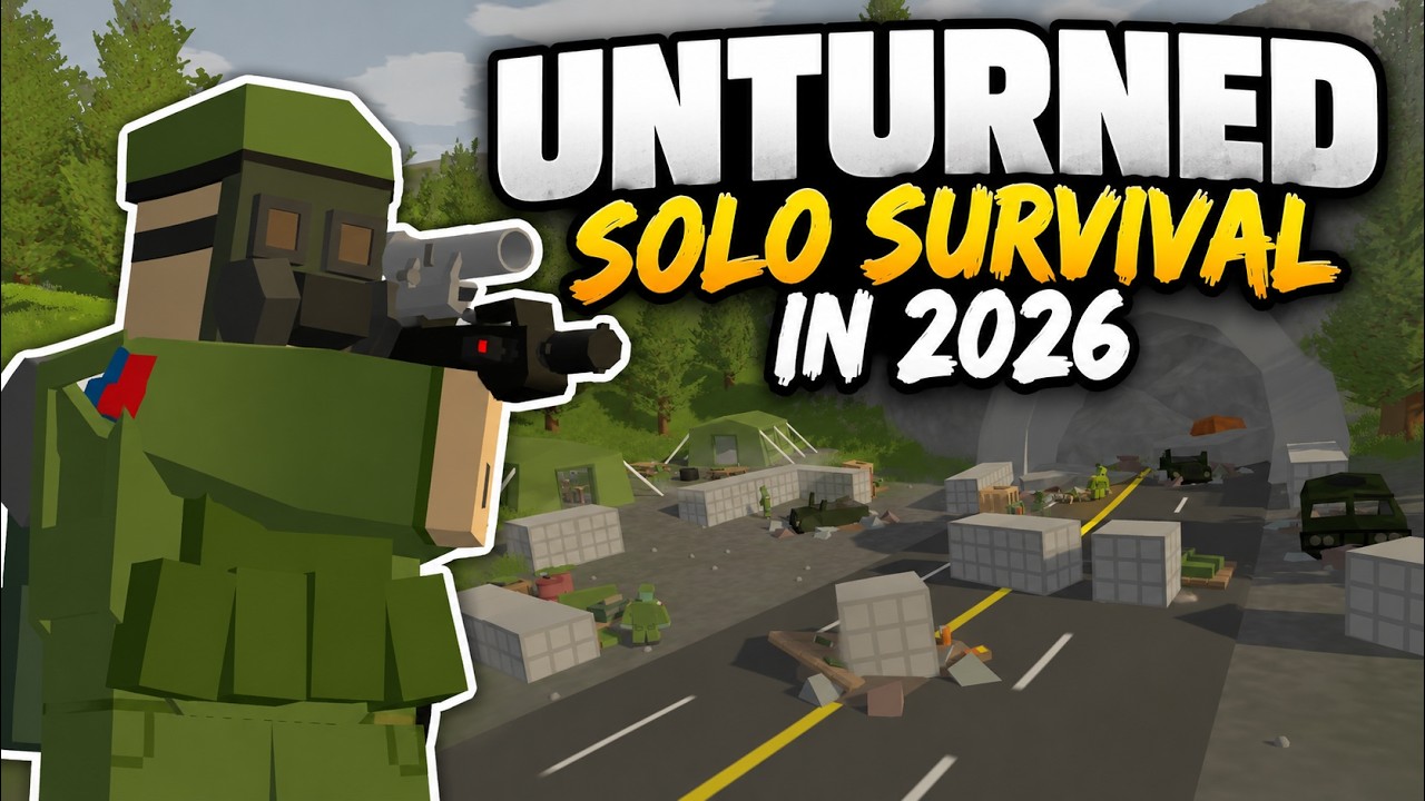 Сольное выживание в Unturned в 2026 году выглядело так...