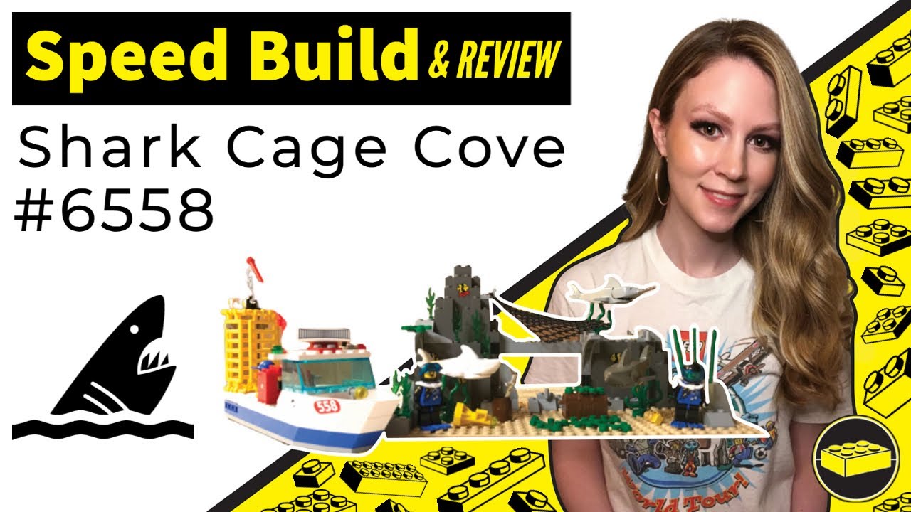 LEGO® Divers Set 6558 Shark Cage Cove Speed Build and Review