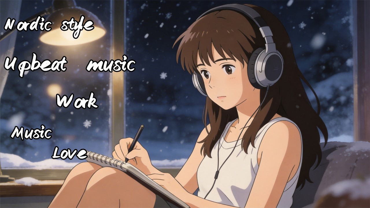 ❄️ Nordic Instrumental Series 🎧Scandinavian Focus Music🎶 | Instrumental Background Sound💻🧊