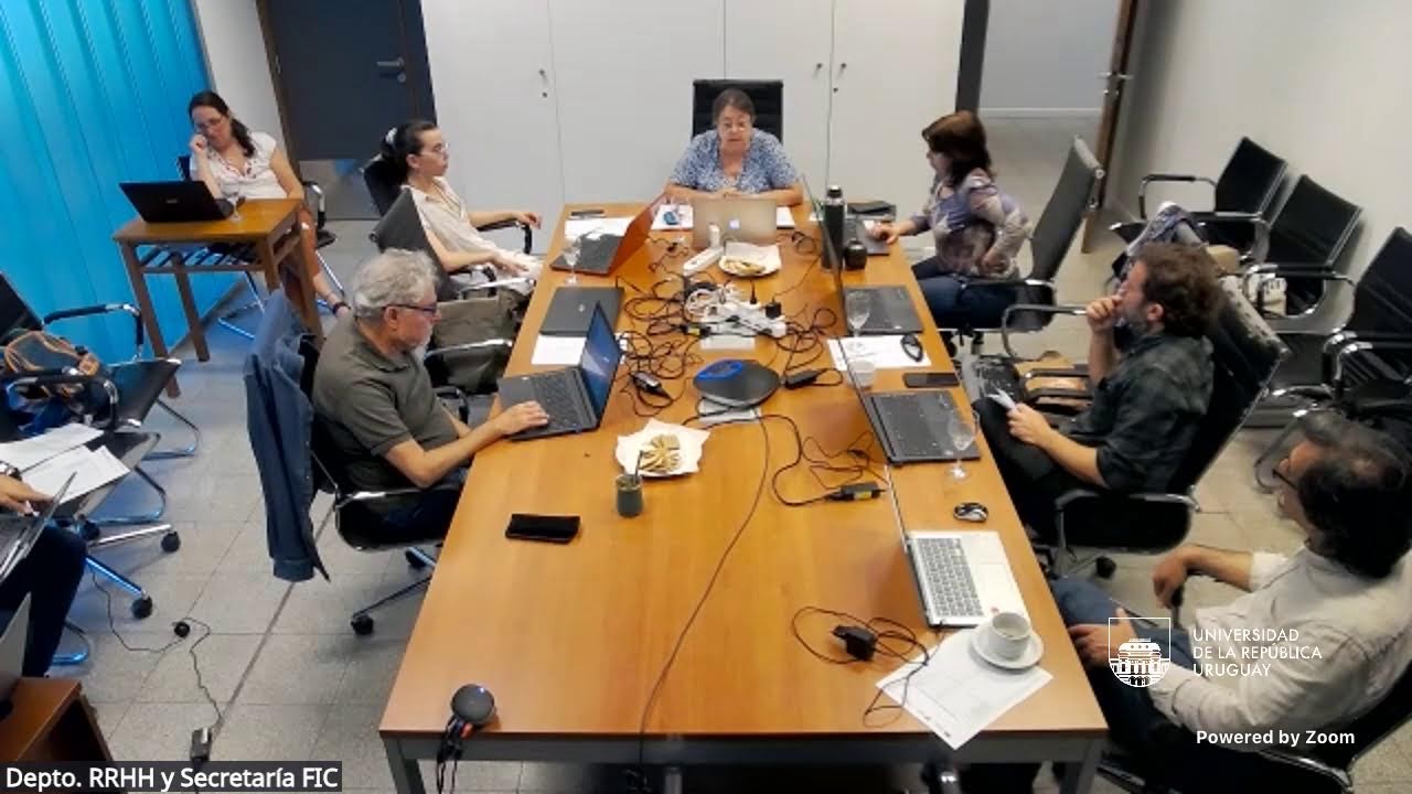 Reunión Zoom de Depto. RRHH y Secretaría FIC