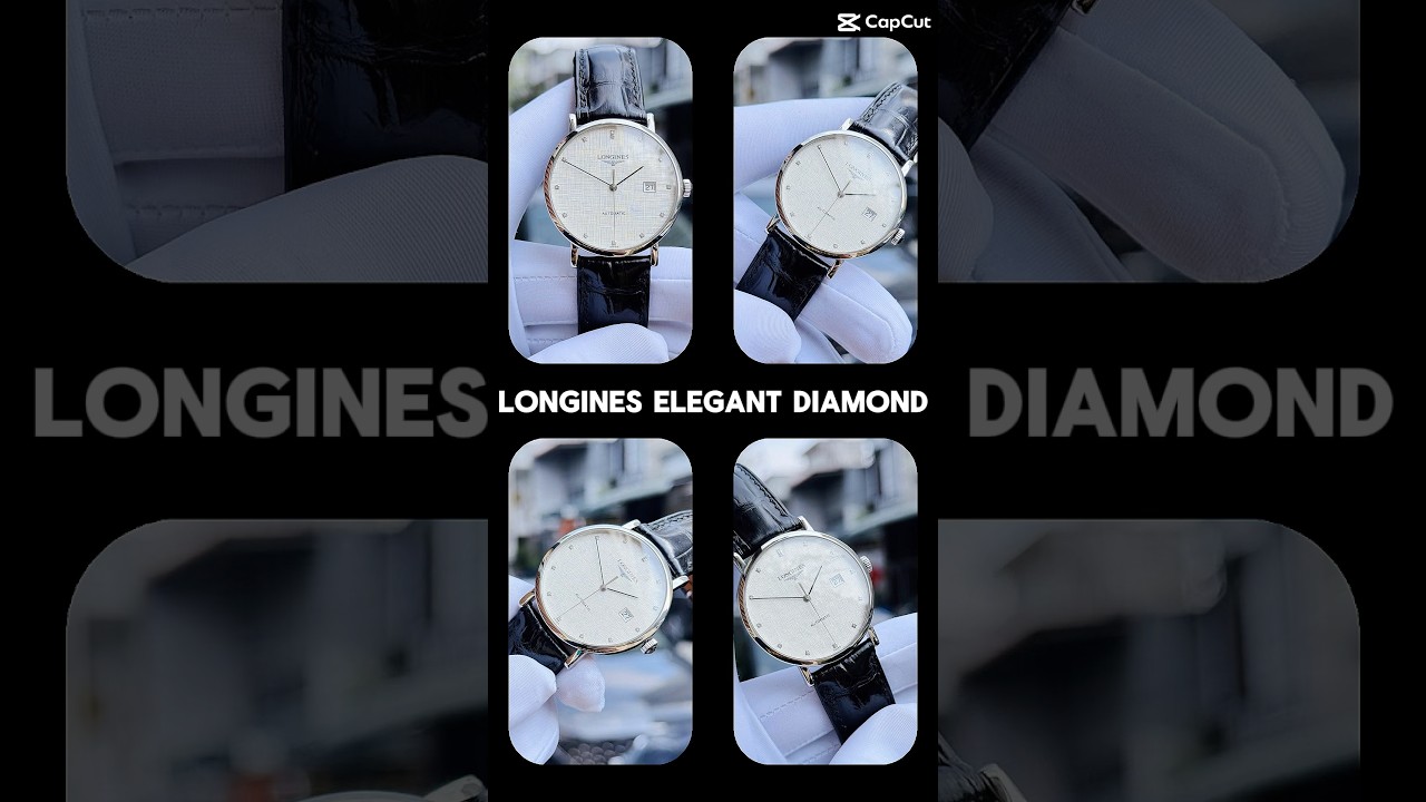 [Thanh lịch] Longines Elegant Diamond L4.910.4.77.2 39mm, máy L888.5, like new, 2x triệu 