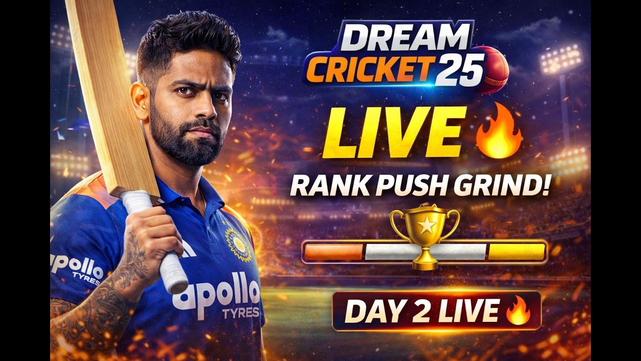 Dream Cricket 25 Live🔴 🌙 Late Night Grind | Road To 2K  Subs❤️  #cricket26  #livecricket #livegame