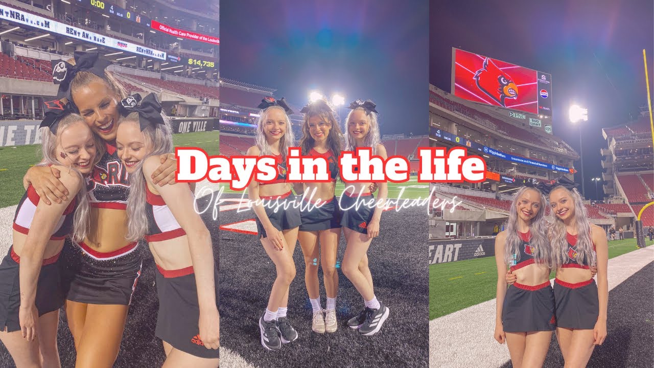 Days in the life of college cheerleaders I UofL I Gameday I Gear Haul