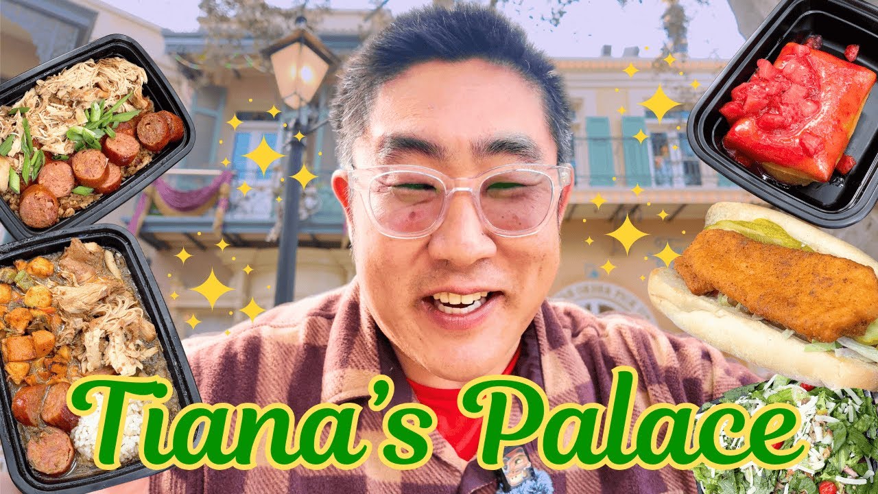 ВТОРАЯ ЛУЧШАЯ еда в Диснейленде! Я ем *почти* всё в Tiana's Palace!