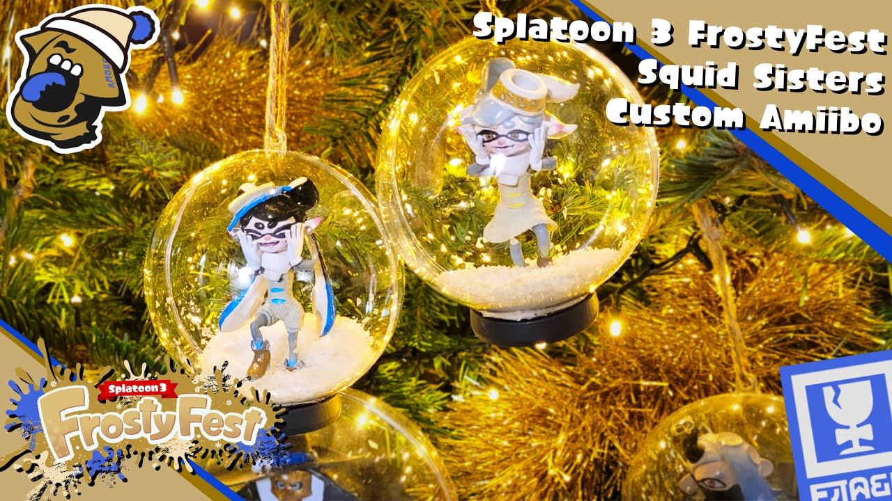 Splatoon 3 - FrostyFest Squid Sisters | Custom amiibo