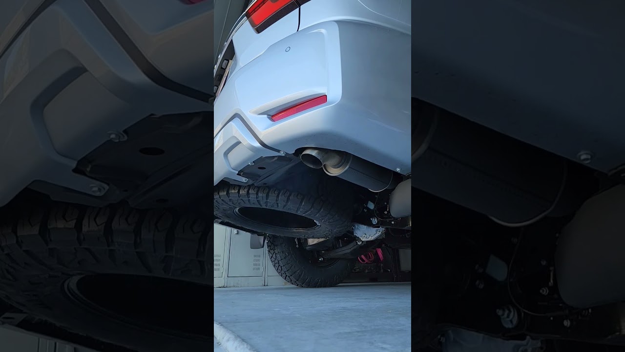 Y62 patrol , Red back exhaust system from cat back