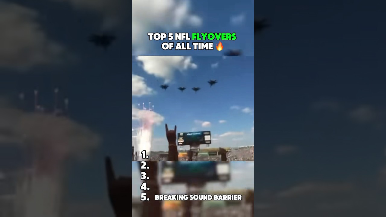 Best NFL Plane Flyovers Ever 