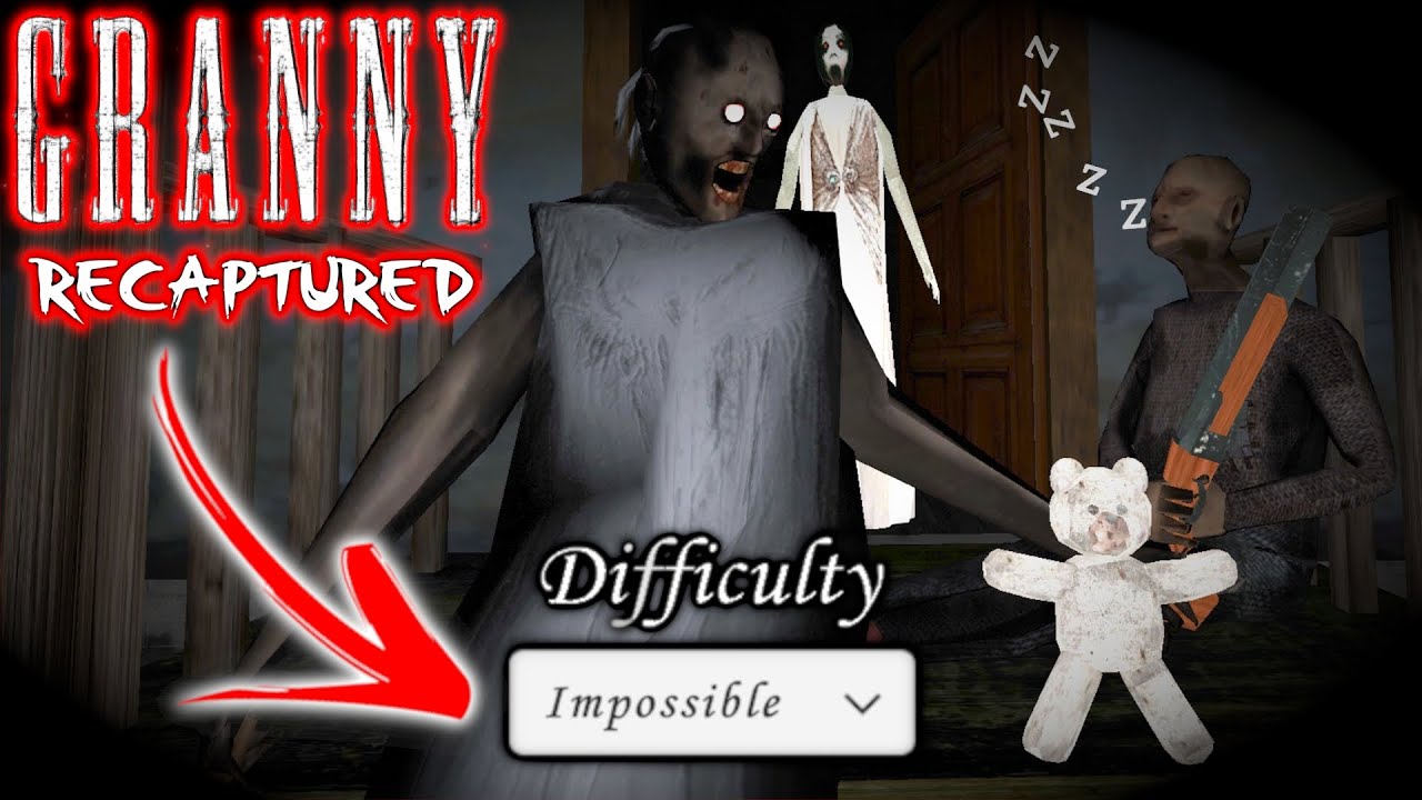 Granny Recaptured - Door Escape With Grandpa In Impossible Mode (Good Ending)