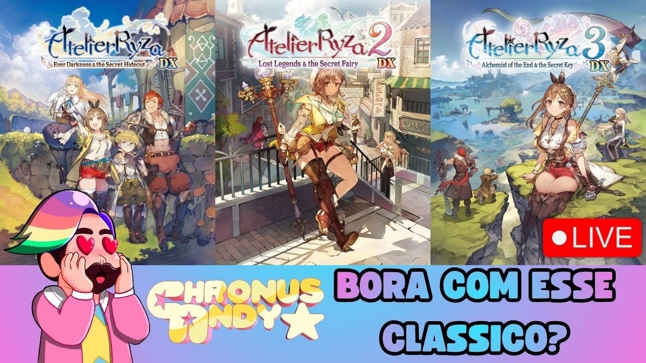 Atelier Ryza first gameplay - Começando o RPG de Alquimia Mais Fofo! 🧪 Secret Trilogy Deluxe Pack