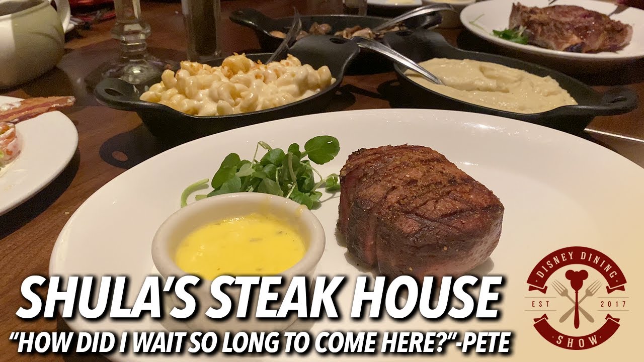 SHULA's Steakhouse at the Walt Disney World Dolphin Resort | Full Course Dinner Review