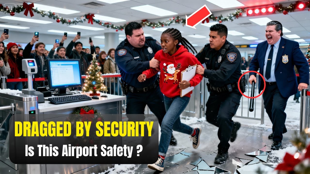 Airport Security Drags Black Teen Across Terminal — They Freeze When Her CEO Father Arrives!