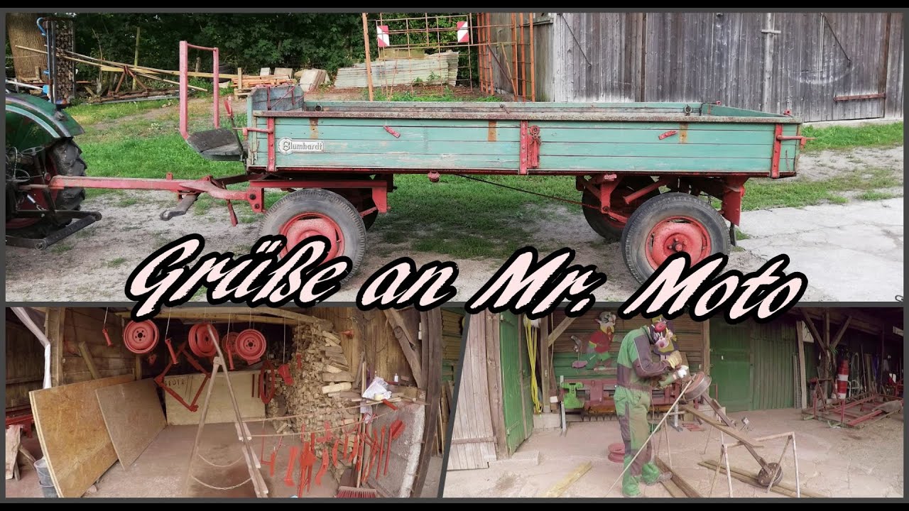 Ackerwagen | Restauration Part 3 | Schleifen & Lackieren | Grüße an Mr. Moto
