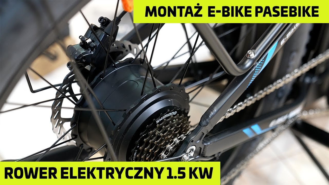 PaseBike p26 – Montaż roweru elektrycznego krok po kroku