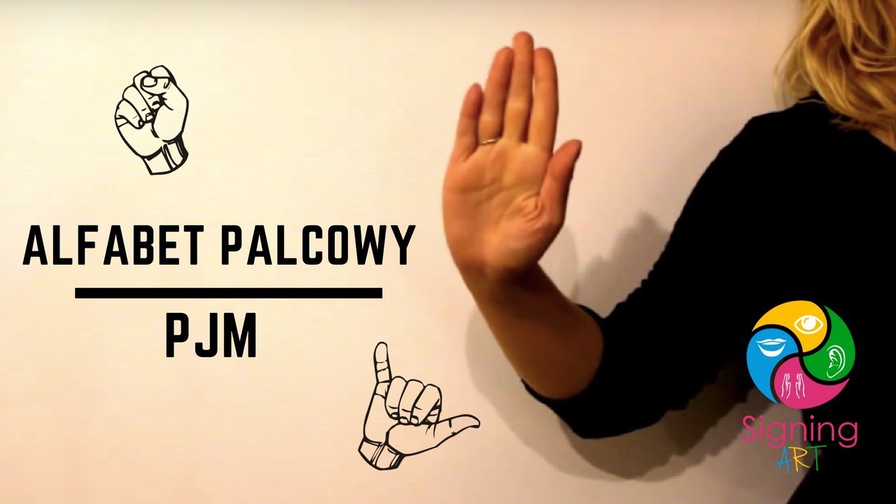 Język migowy - alfabet palcowy PJM - Signing Art