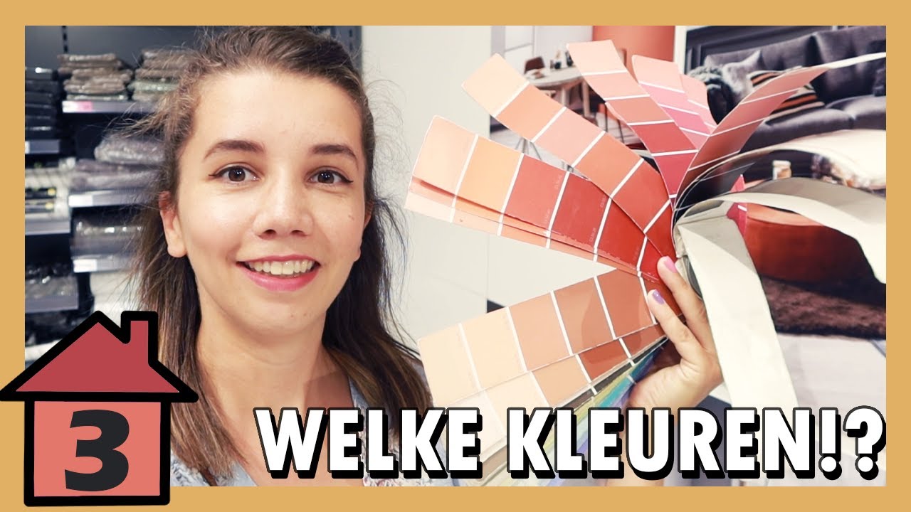 4 KLEUREN UITKIEZEN + EERSTE HEFTIGE KLEUR GEBRUIKEN! 🏠 Verhuisvlog #3 | Boncolor 1173