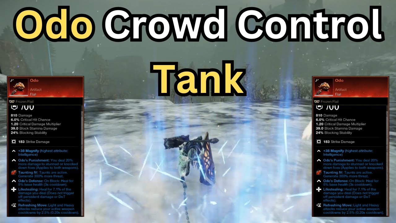 New World Tank Build - Odo Crowd Control Tank
