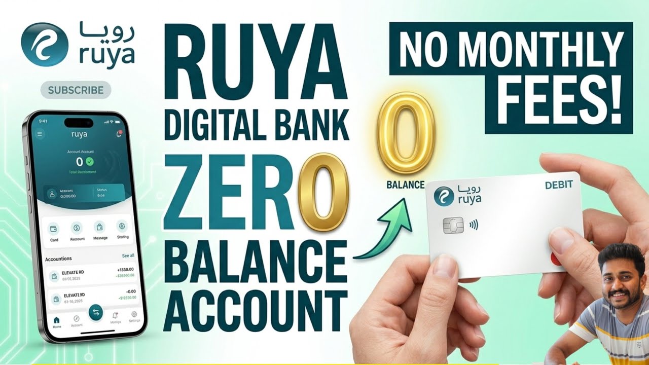 UAE BEST ZERO BALANCE ACCOUNT 2026../#uae #bank #money