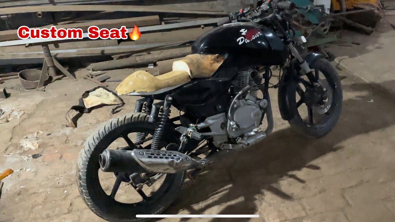 Custom Seat is Here🔥 Pulsar into Cafe Racer🏍