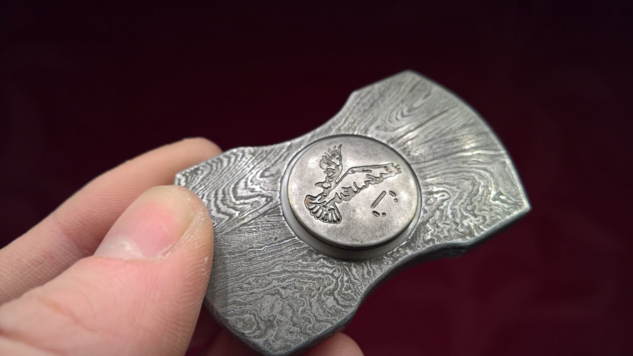 DIY Fidget Toy Spinner Damascus Mod 16 | DIY Fidget Toy Spinner mod 16
