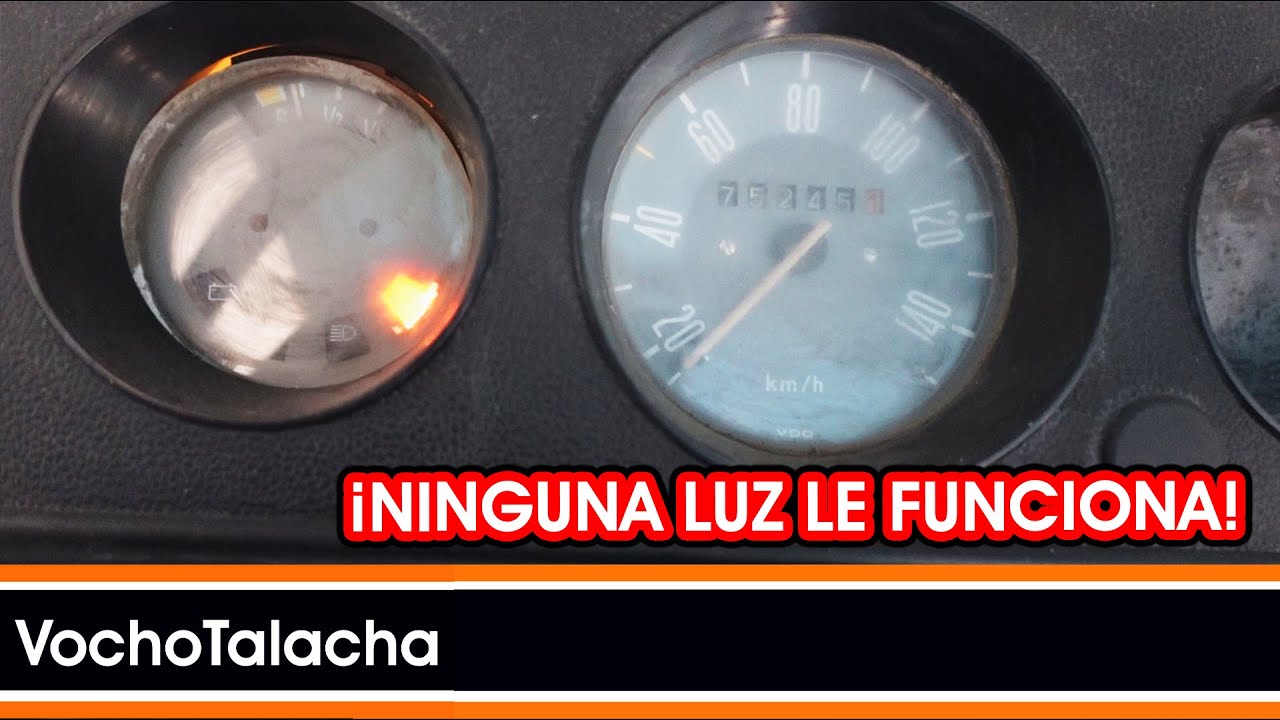 Ninguna luz de esta combi funcionaba | VochoTalacha