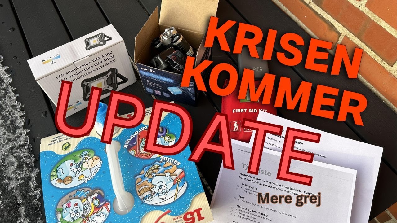 UPDATE - Forberedt på krise - MERE UDSTYR - 3 døgn #prepping #prepper #survival #overlevelse