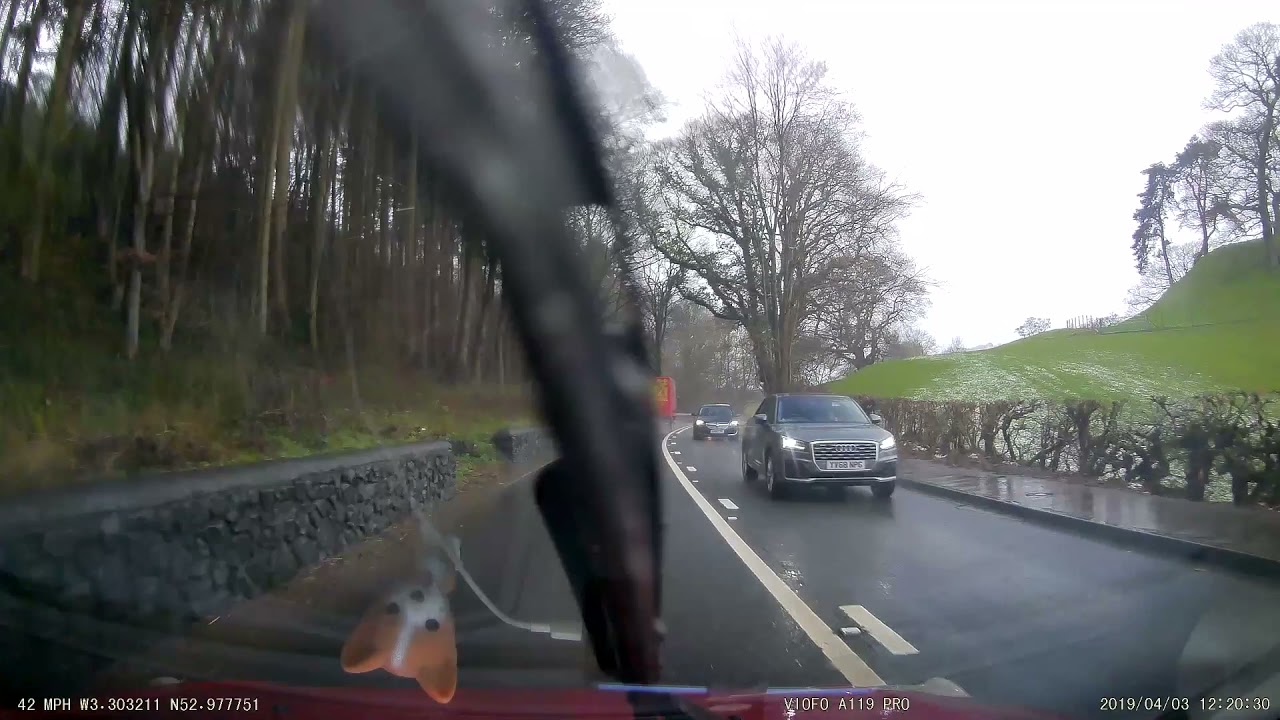 Llangollen to Cynwyd N Wales   Drive Along A5