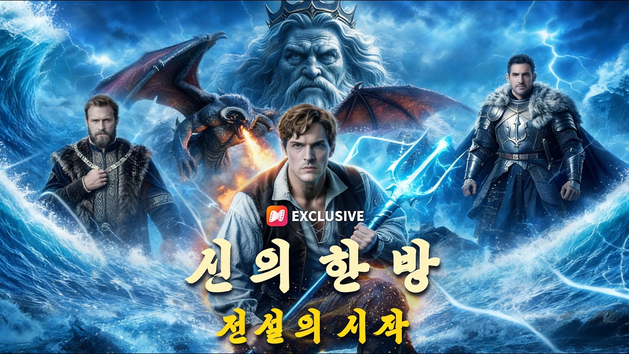 ⚡🔥【신의 한 방 전설의 시작】농사만 짓던 소년. 귀족들의 조롱 속에서 기사 시험을 치르던 중, 몸속에 잠들어 있던 포세이돈의 혈통이 깨어나며 올림푸스의 주인이 된다! ⚡🔥