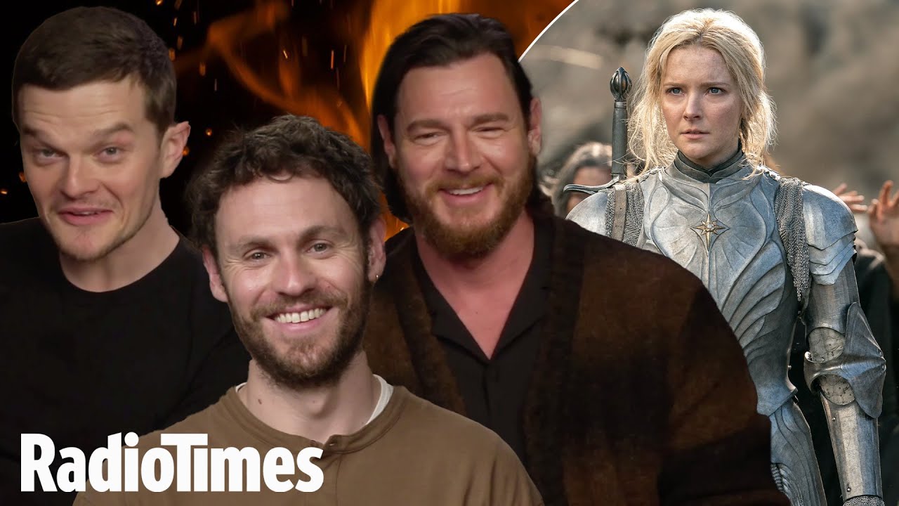 Rings of Power cast REACT to final scenes and THAT divisive Kiss