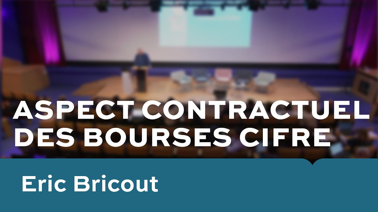 Aspect contractuel des bourses CIFRE - Eric Bricout (université de Tours)