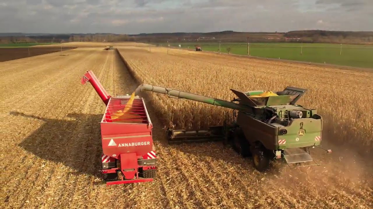 CORN HARVEST 2021🌽 / 2xJOHN DEERE S690i /JD 8345R/JD 6920S/ AGROSERVIS VIŠŇOVÉ (4K)